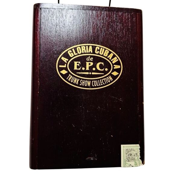 La Gloria Trunk Show Collection de E.P.C Empty Wooden Maduro Cigar Box Dominican - Picture 1 of 5